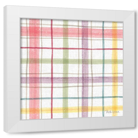 Springtime Bloom Pattern V White Modern Wood Framed Art Print by Grove, Beth