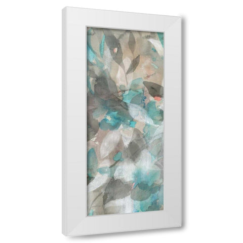 Abstract Nature II White Modern Wood Framed Art Print by Nai, Danhui