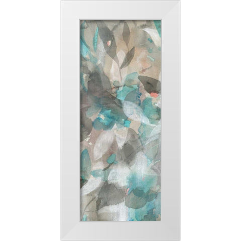 Abstract Nature II White Modern Wood Framed Art Print by Nai, Danhui