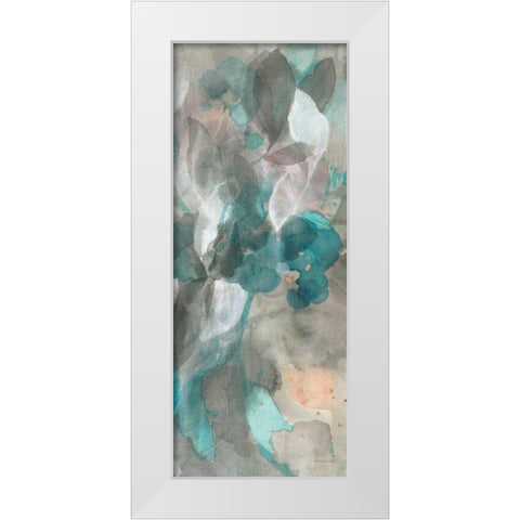 Abstract Nature III White Modern Wood Framed Art Print by Nai, Danhui