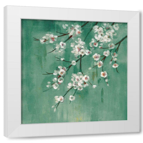 Cherry Cloud I Jade White Modern Wood Framed Art Print by Vassileva, Silvia