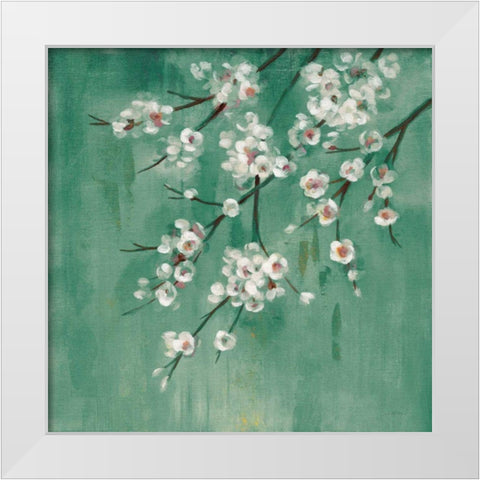 Cherry Cloud I Jade White Modern Wood Framed Art Print by Vassileva, Silvia