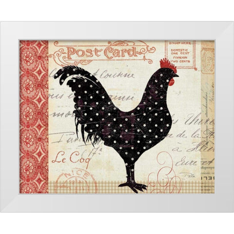 Campagne I White Modern Wood Framed Art Print by Pela