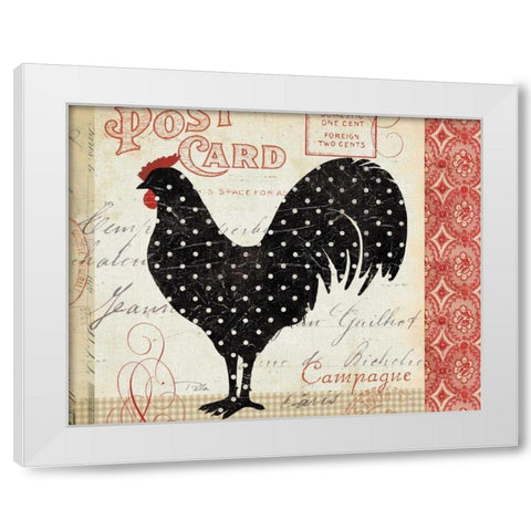 Campagne II White Modern Wood Framed Art Print by Pela