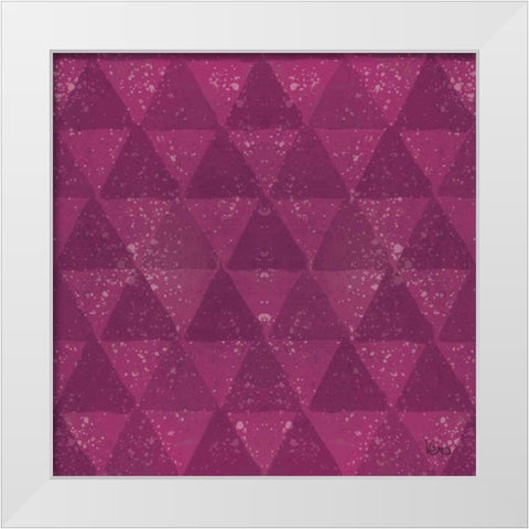 Festive Forest Pattern IVF White Modern Wood Framed Art Print by Charron, Veronique