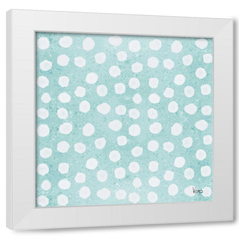 Festive Forest Pattern IXB White Modern Wood Framed Art Print by Charron, Veronique