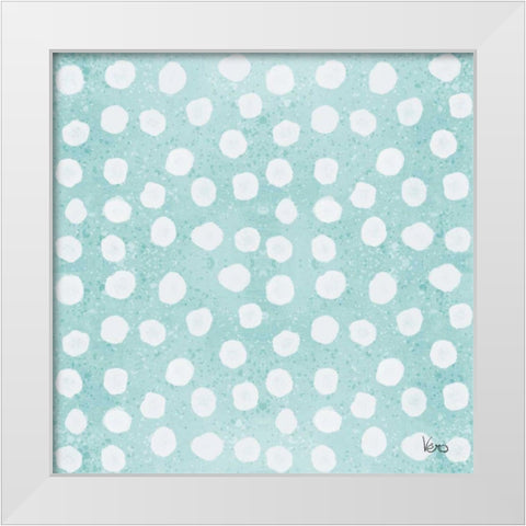 Festive Forest Pattern IXB White Modern Wood Framed Art Print by Charron, Veronique