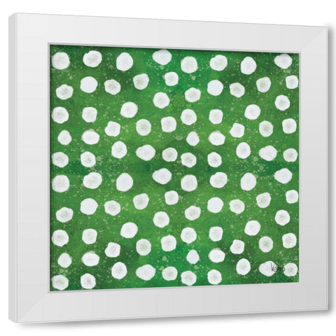 Festive Forest Pattern IXD White Modern Wood Framed Art Print by Charron, Veronique