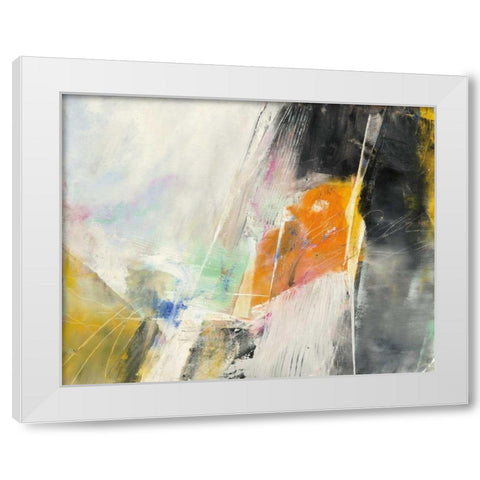 Cause and Effect White Modern Wood Framed Art Print by Griggs, Jan