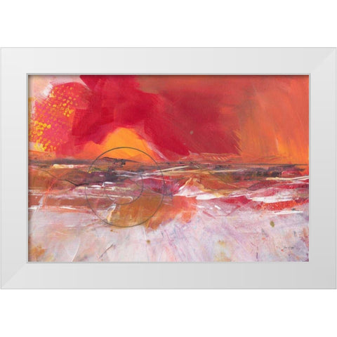Dawn to Dusk White Modern Wood Framed Art Print by Griggs, Jan