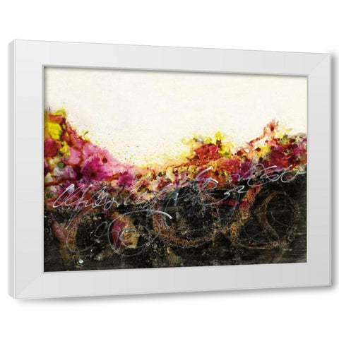 Garden Above White Modern Wood Framed Art Print by Griggs, Jan