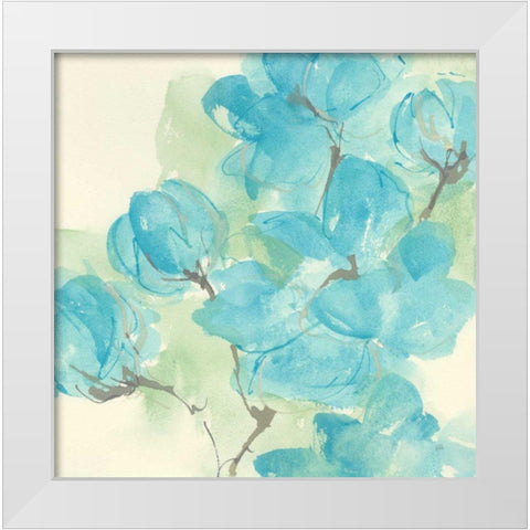 Arabian Jasmine I White Modern Wood Framed Art Print by Paschke, Chris