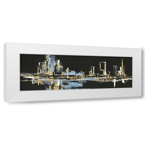 Urban Gold VI White Modern Wood Framed Art Print by Paschke, Chris
