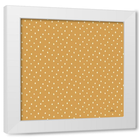Harvest Village Pattern IXB White Modern Wood Framed Art Print by Marshall, Laura
