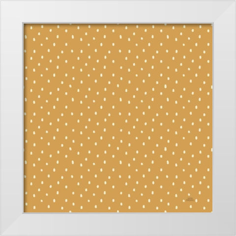 Harvest Village Pattern IXB White Modern Wood Framed Art Print by Marshall, Laura