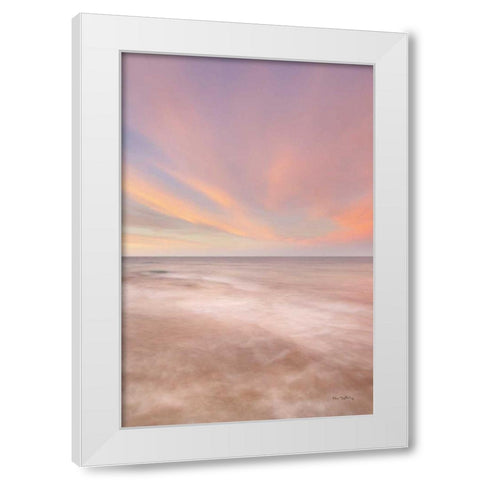 Lake Superior Clouds IV White Modern Wood Framed Art Print by Majchrowicz, Alan