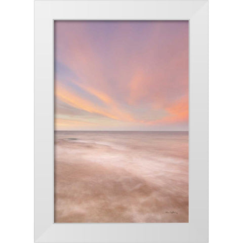 Lake Superior Clouds IV White Modern Wood Framed Art Print by Majchrowicz, Alan