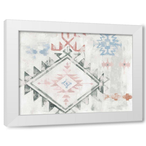 Southwest Design VI Boho White Modern Wood Framed Art Print by Vassileva, Silvia