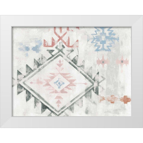 Southwest Design VI Boho White Modern Wood Framed Art Print by Vassileva, Silvia