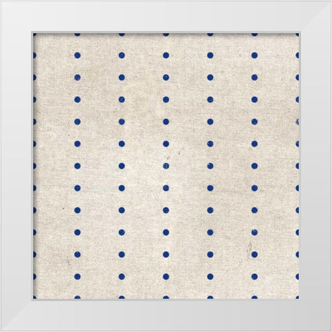 Patriotic Dark Pattern IVA White Modern Wood Framed Art Print by Grove, Beth