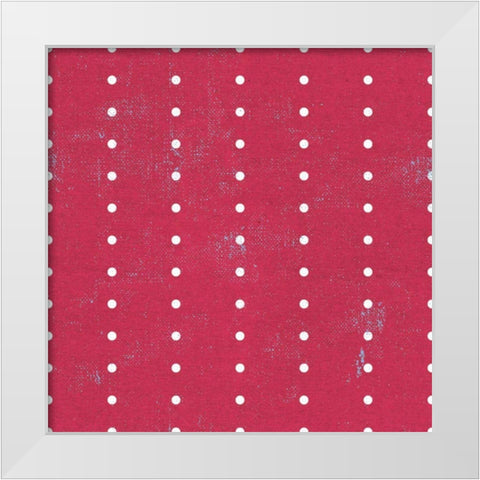 Patriotic Dark Pattern IVB White Modern Wood Framed Art Print by Grove, Beth