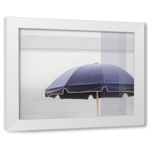 Shady II White Modern Wood Framed Art Print by Urquhart, Elizabeth