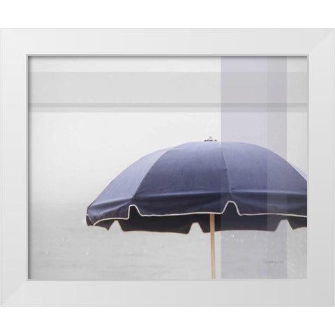 Shady II White Modern Wood Framed Art Print by Urquhart, Elizabeth