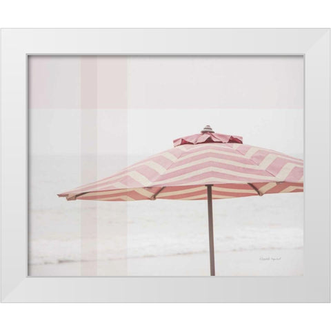 Shady III White Modern Wood Framed Art Print by Urquhart, Elizabeth