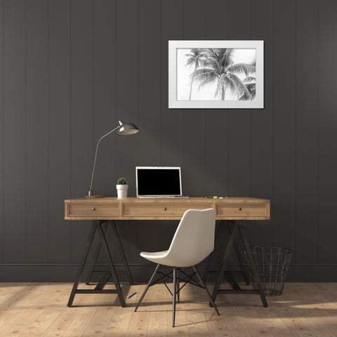 Breezy II White Modern Wood Framed Art Print by Urquhart, Elizabeth