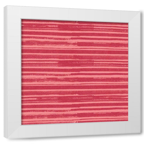 Stars and Stripes Dark Pattern IVB White Modern Wood Framed Art Print by Grove, Beth