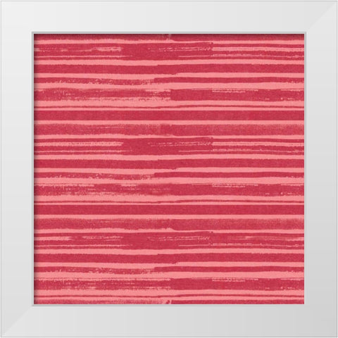 Stars and Stripes Dark Pattern IVB White Modern Wood Framed Art Print by Grove, Beth