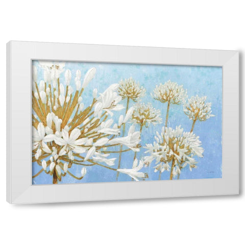 Golden Spring White Modern Wood Framed Art Print by Wiens, James