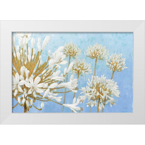 Golden Spring White Modern Wood Framed Art Print by Wiens, James