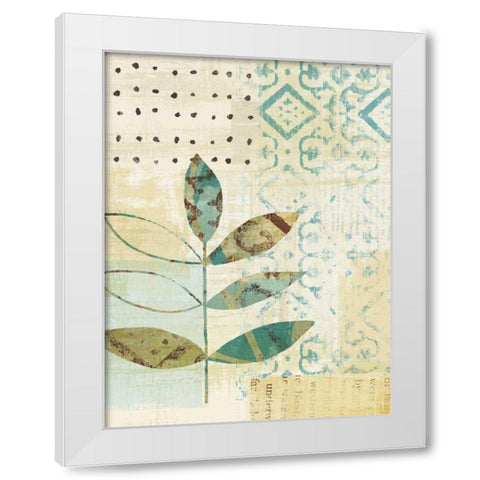 Peaceful Nature III White Modern Wood Framed Art Print by Mullan, Michael