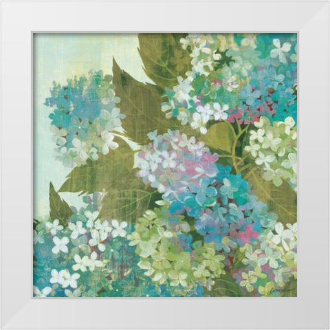 Grandiflora Bloom White Modern Wood Framed Art Print by Lovell, Kathrine