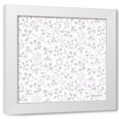 Farmhouse Cotton Pattern IIB White Modern Wood Framed Art Print by Grove, Beth