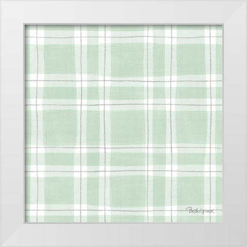 Farmhouse Cotton Pattern IIIE White Modern Wood Framed Art Print by Grove, Beth