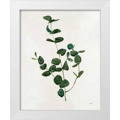 Botanical Study II Greenery White Modern Wood Framed Art Print by Purinton, Julia