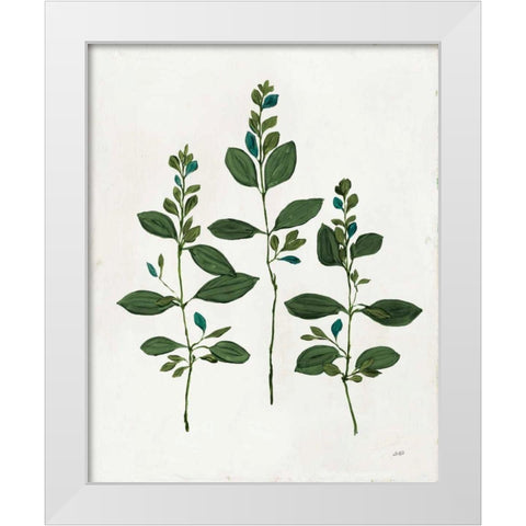 Botanical Study IV Greenery White Modern Wood Framed Art Print by Purinton, Julia