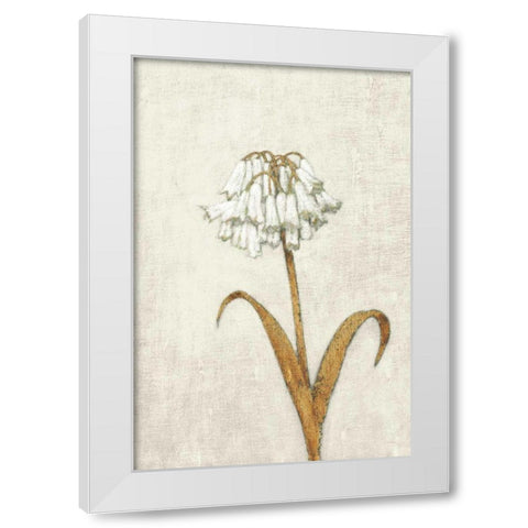 Shimmering Summer II Ivory White Modern Wood Framed Art Print by Wiens, James