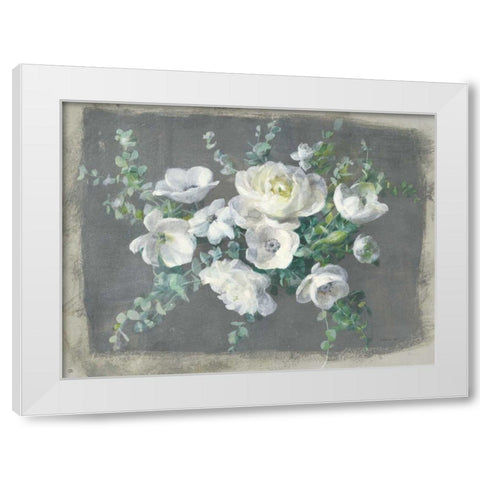 Special Day Gesso Border White Modern Wood Framed Art Print by Nai, Danhui