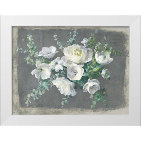 Special Day Gesso Border White Modern Wood Framed Art Print by Nai, Danhui