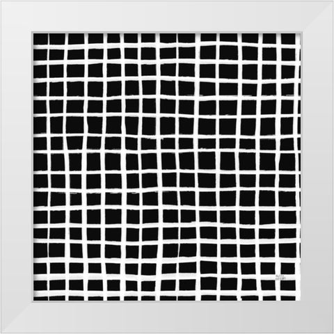Scandy Baby Pattern IB White Modern Wood Framed Art Print by Averinos, Melissa