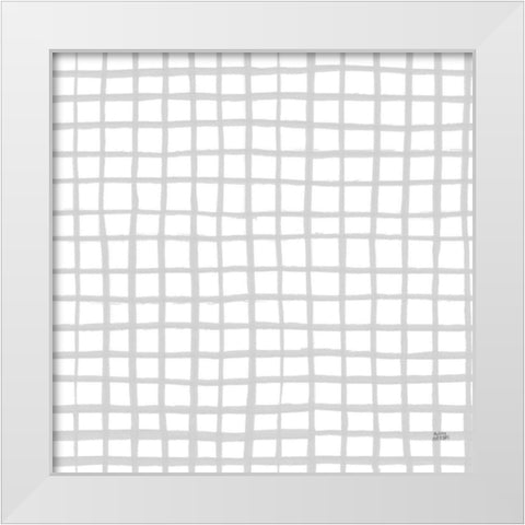 Scandy Baby Pattern IC White Modern Wood Framed Art Print by Averinos, Melissa