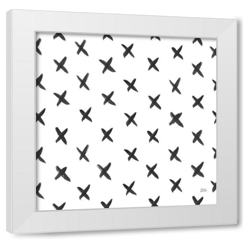 Scandy Baby Pattern IIA White Modern Wood Framed Art Print by Averinos, Melissa