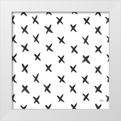Scandy Baby Pattern IIA White Modern Wood Framed Art Print by Averinos, Melissa