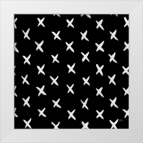 Scandy Baby Pattern IIB White Modern Wood Framed Art Print by Averinos, Melissa