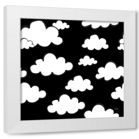 Scandy Baby Pattern IIIB White Modern Wood Framed Art Print by Averinos, Melissa