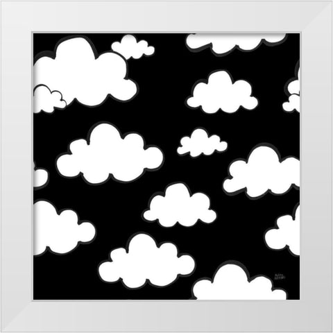 Scandy Baby Pattern IIIB White Modern Wood Framed Art Print by Averinos, Melissa