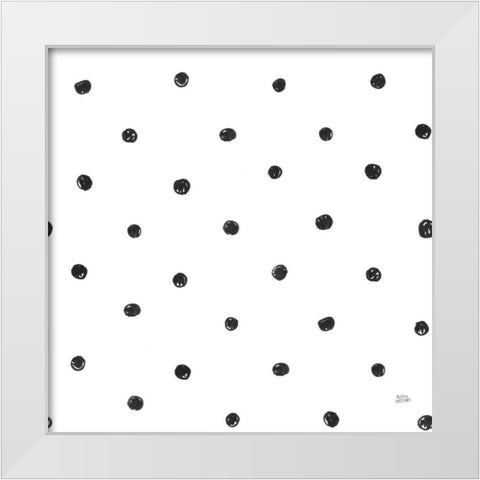 Scandy Baby Pattern V White Modern Wood Framed Art Print by Averinos, Melissa